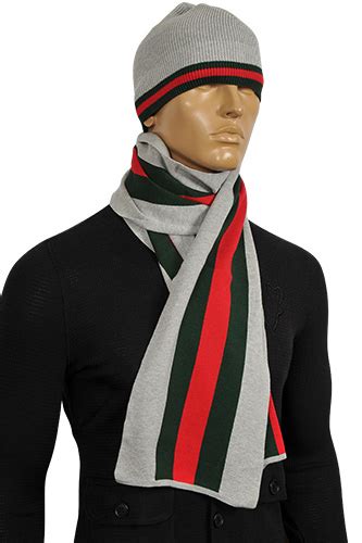 gucci hat and scarf set mens|gucci scarf real.